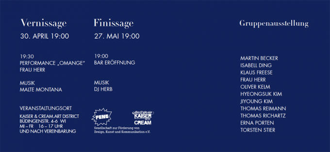2. Fremdflug_Kaiser&Cream_Flyer