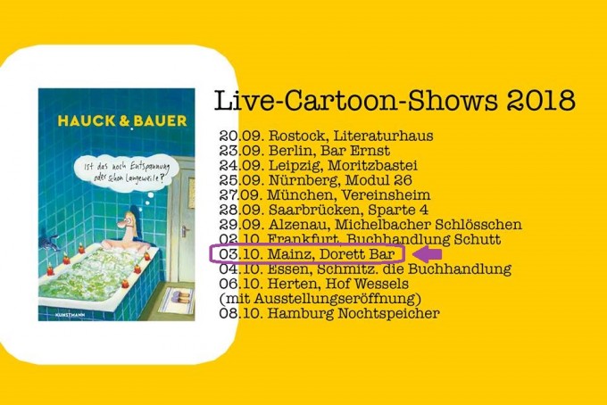 Live-Cartoon-Show Hauck & Bauer